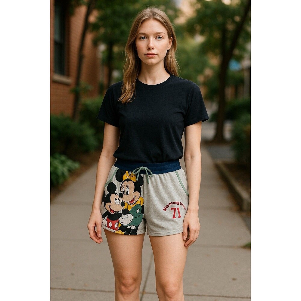 Disney 50th Anniversary Vault Collection Mickey Minnie Sweat Shorts Size XL